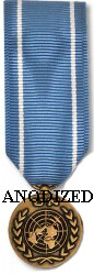 United Nations Observer Medal - Mini Anodized
