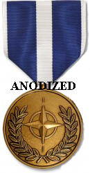 NATO Kosovo Medal - Large Anodized