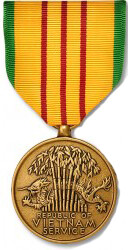 Vietnam Service Medal - Large Anodized