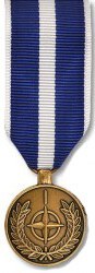 NATO Kosovo Medal - Mini Anodized