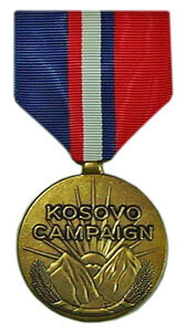 Kosovo Campaign Medal - Large Anodized