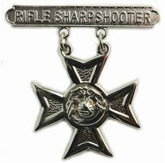 Marine Corps Rifle Sharpshooter Badge