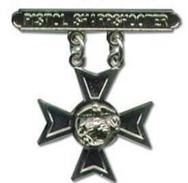 Marine Corps Pistol Sharpshooter Badge