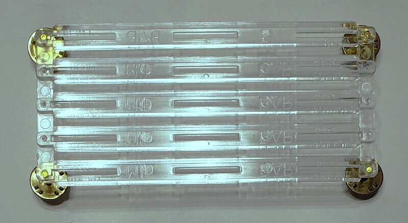 Ribbon Bar (15) - no space, Clear