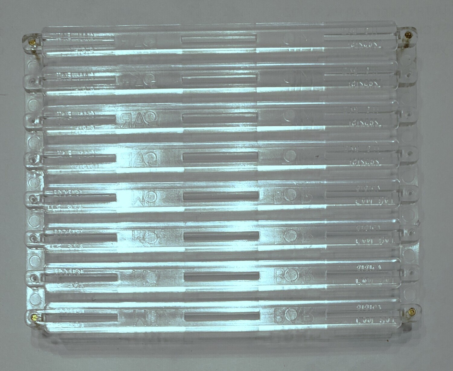 Ribbon Bar (24) - no space, Clear