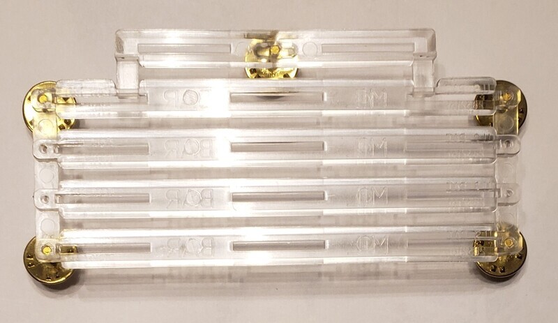 Ribbon Bar (14) - no space, Clear