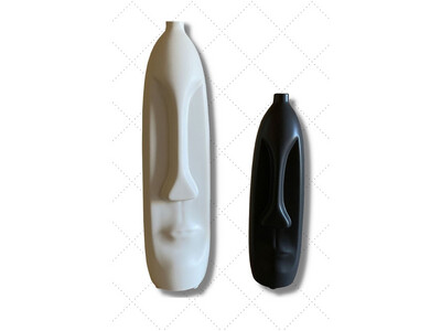 3D Design Face Vase, Choose a style: HP235 and HP236