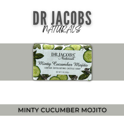 Dr Jacobs Exfoliating Bar Soap - Minty Cucumber Mojito