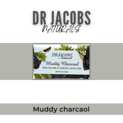Dr Jacobs Exfoliating Bar Soap - Muddy Charcoal