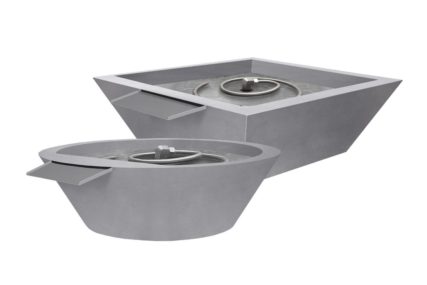 Stainless Steel Fire & Water Bowls