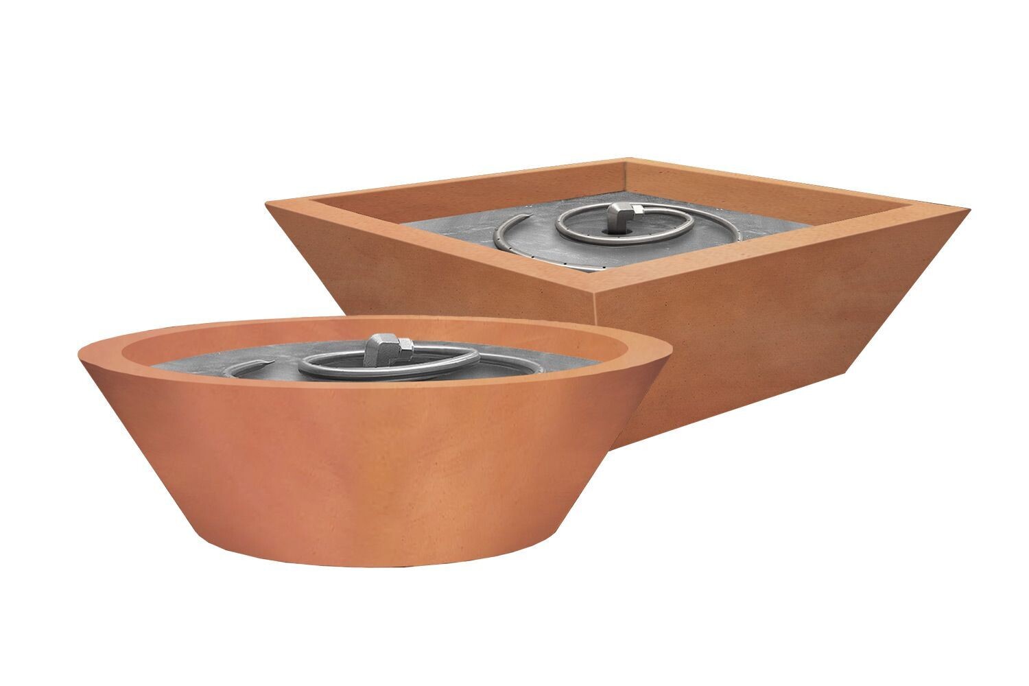 Copper Fire Bowls