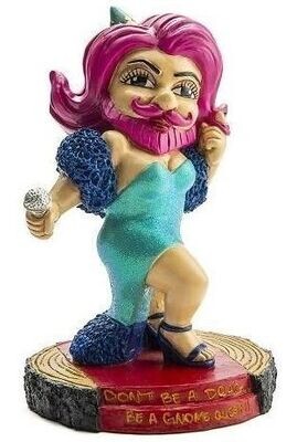 Big Mouth Drag Queen Gnome