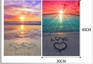 Love Double Diamond Art