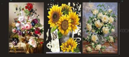Floral Diamond Dot Triolgy Collection