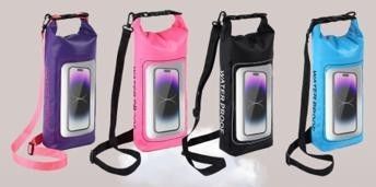 2L Waterproof Phone Pouch - Multi-Functional PVC Dry Bag for Swimming and Water Activities