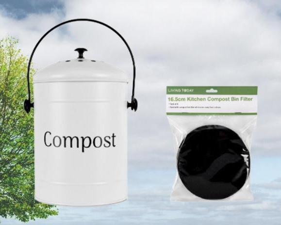 Compost Bin: with Carbon Filter