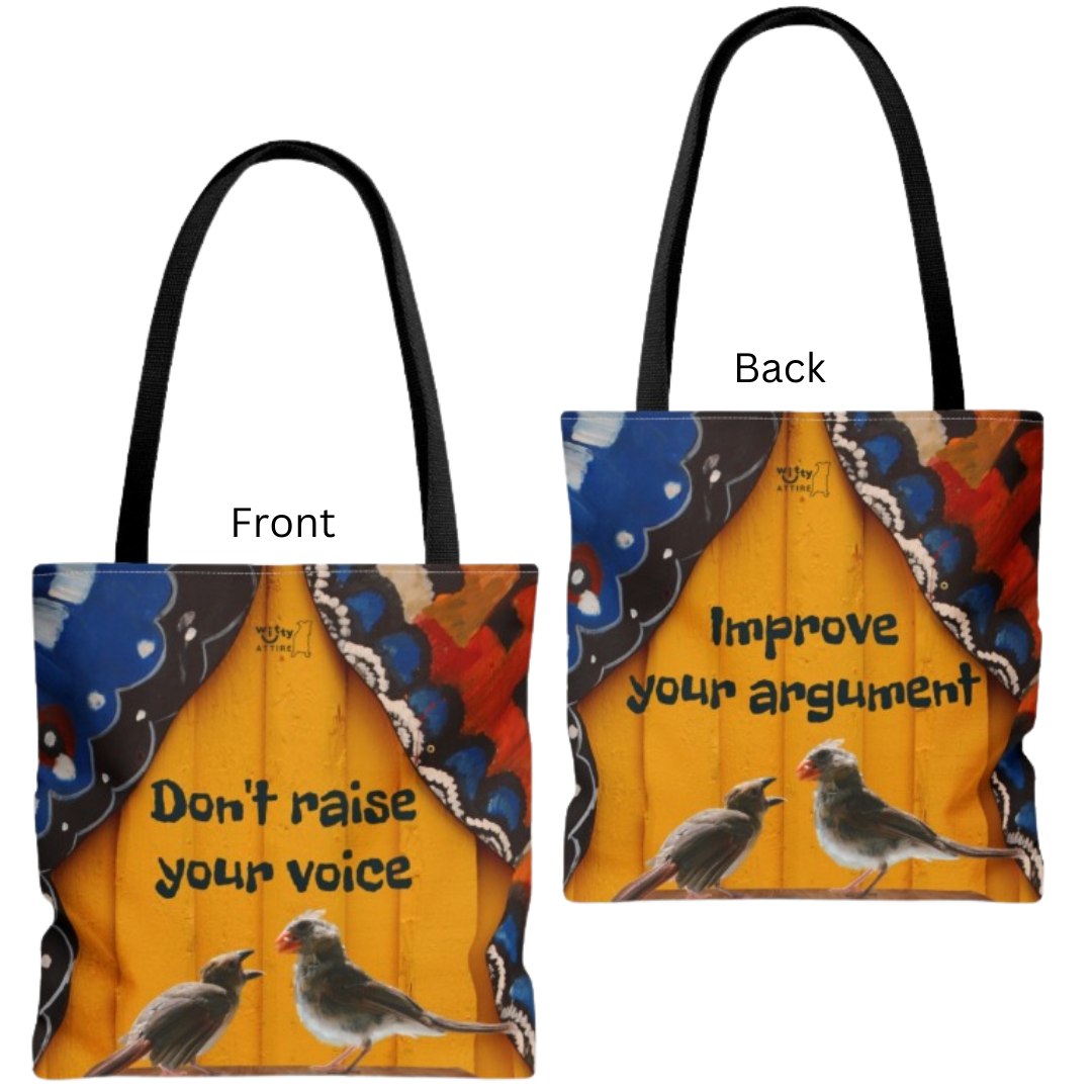 Witty Attire Reusable Tote Bag