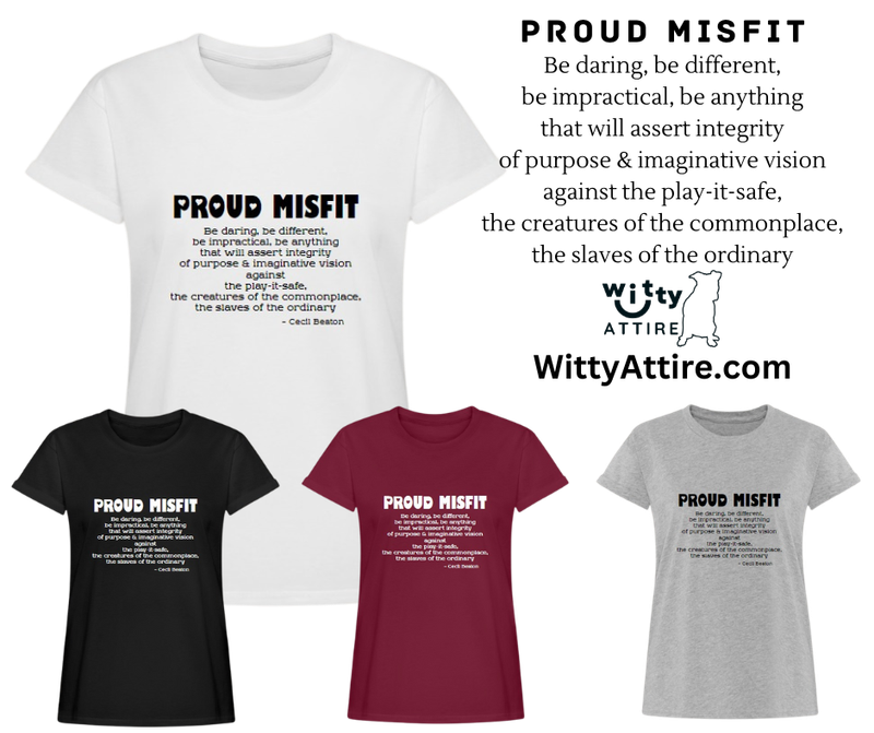 PROUD MisFit Women Relaxed Organic Cotton T-Shirt