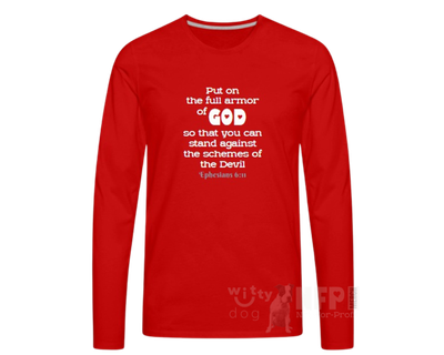 Armor of God against Devil Long Sleeve Sweatshirt