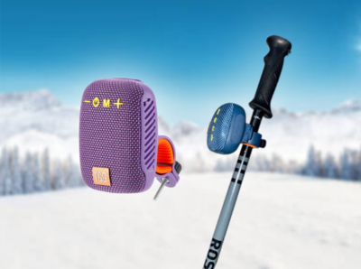 PowderAudio Waterproof Bluetooth Speaker Pole Attachment