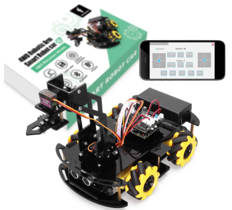 Smart Robot Kit for Arduino Project Mechanical Arm For Learning Programming
