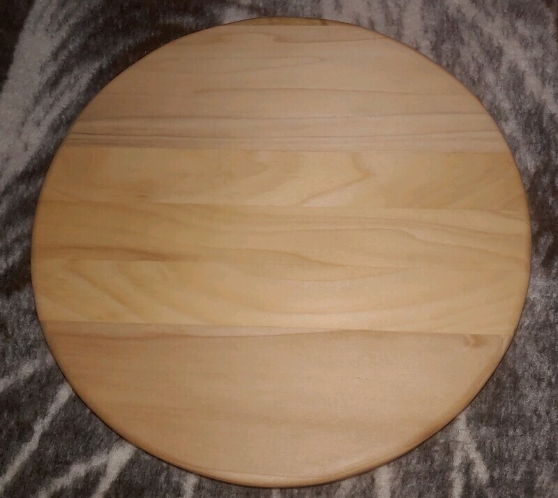 12&quot; Round  Lazy Susan - Poplar