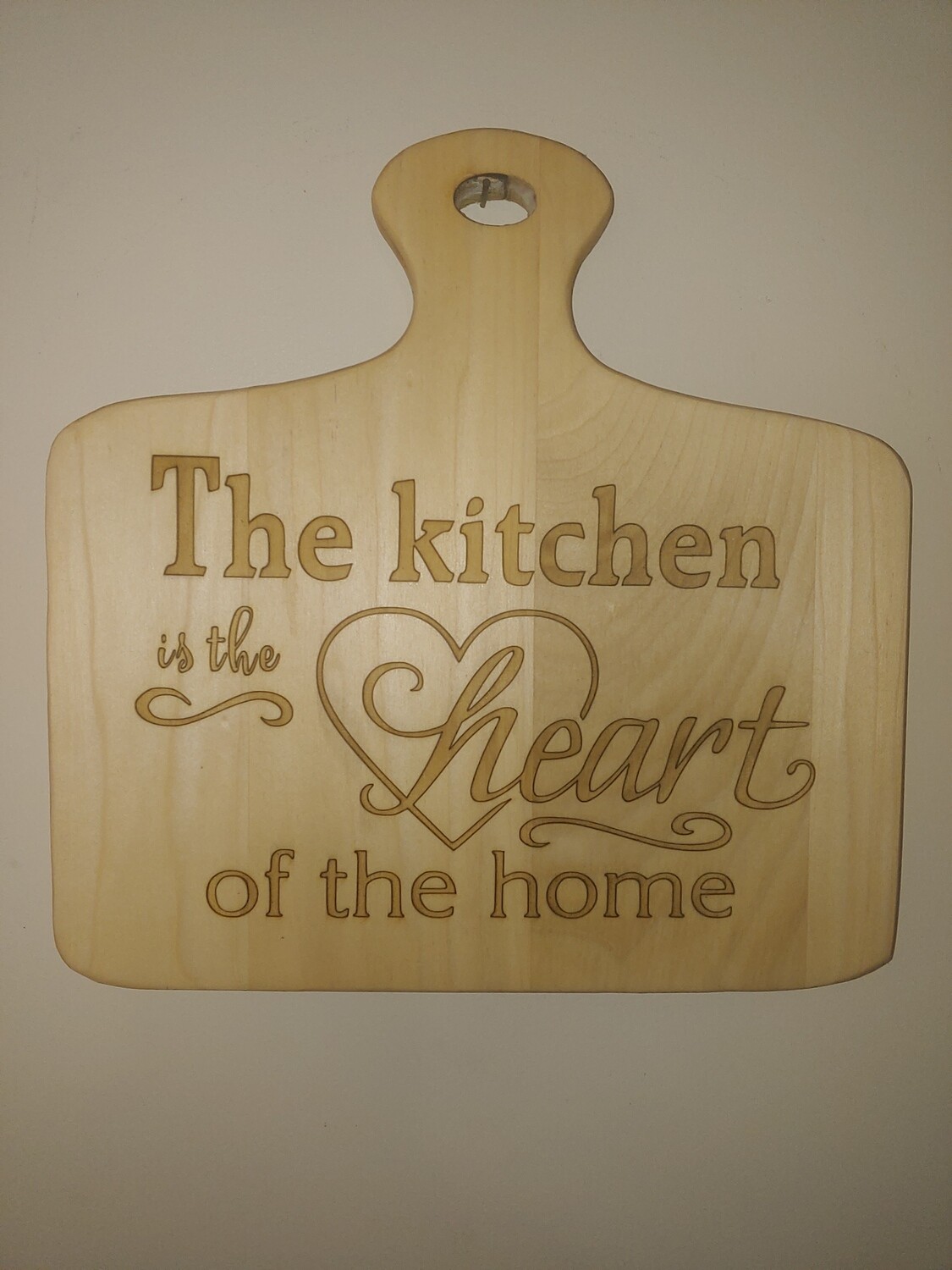 Oiled,  Customized Poplar Cutting Board