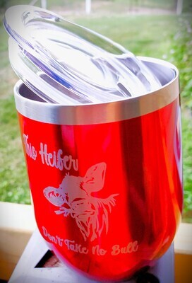 12 Oz Insulated Stemless Wine Tumbler