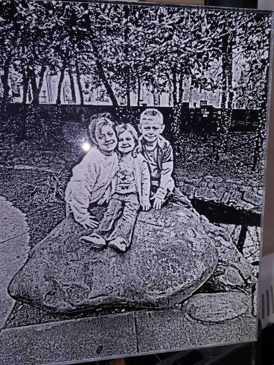 Customized Lasered 5&quot; x7&quot; Photo on Plexiglass