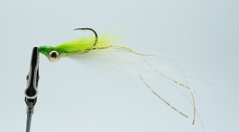 Clouser Fly Chartreuse - Saltwater Fly Clouser Fly Chartreuse - Saltwater Fly