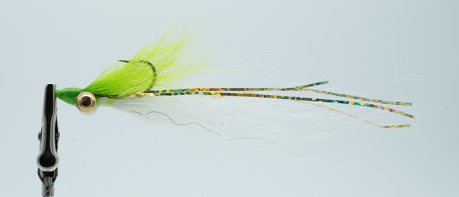 Clouser Fly - Chartreuse Clouser Saltwater Fly