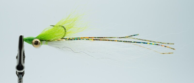 Clouser Fly - Chartreuse Clouser Saltwater Fly Clouser Fly - Chartreuse Clouser Saltwater Fly