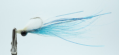 Texas Clouser Salt Jetty UV Clouser - Blue and White Texas Clouser Salt Jetty UV Clouser - Blue and White