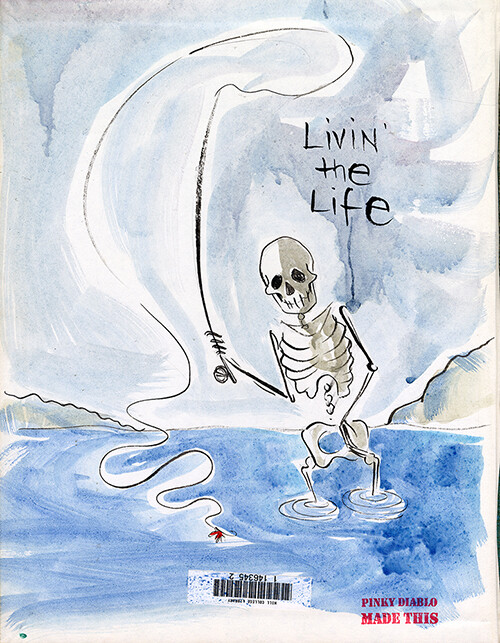 Livin' The Life - Pinky Diablo Watercolor