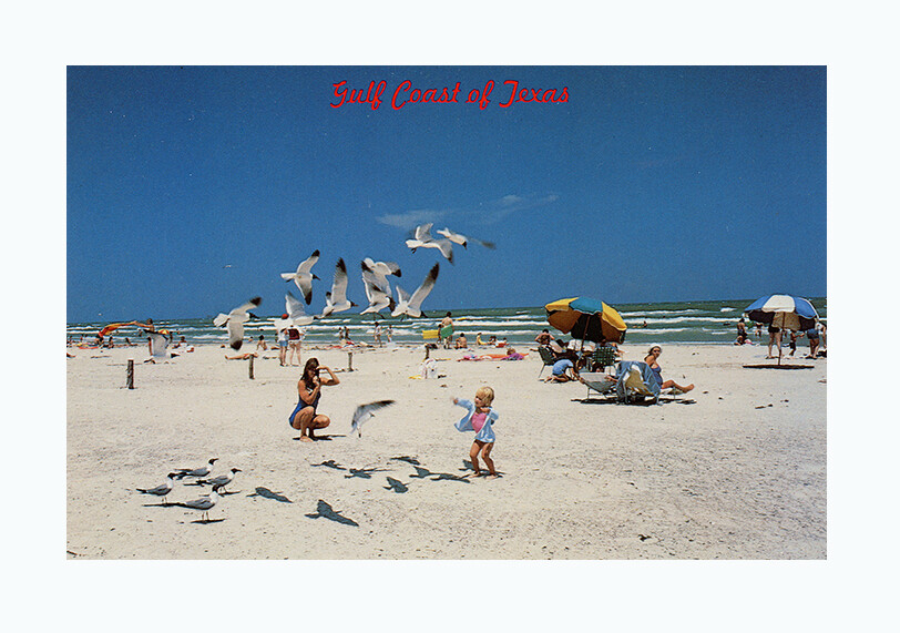 Vintage Postcard Gulf Coast of Texas - South Padre Island 1970's