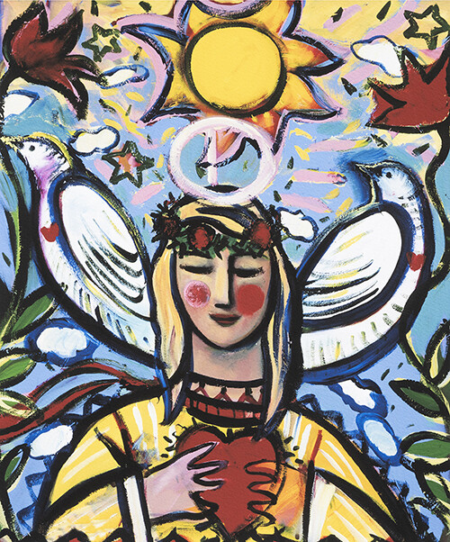 Angelic Art by Texas Artist Kelly Stribling Sutherland