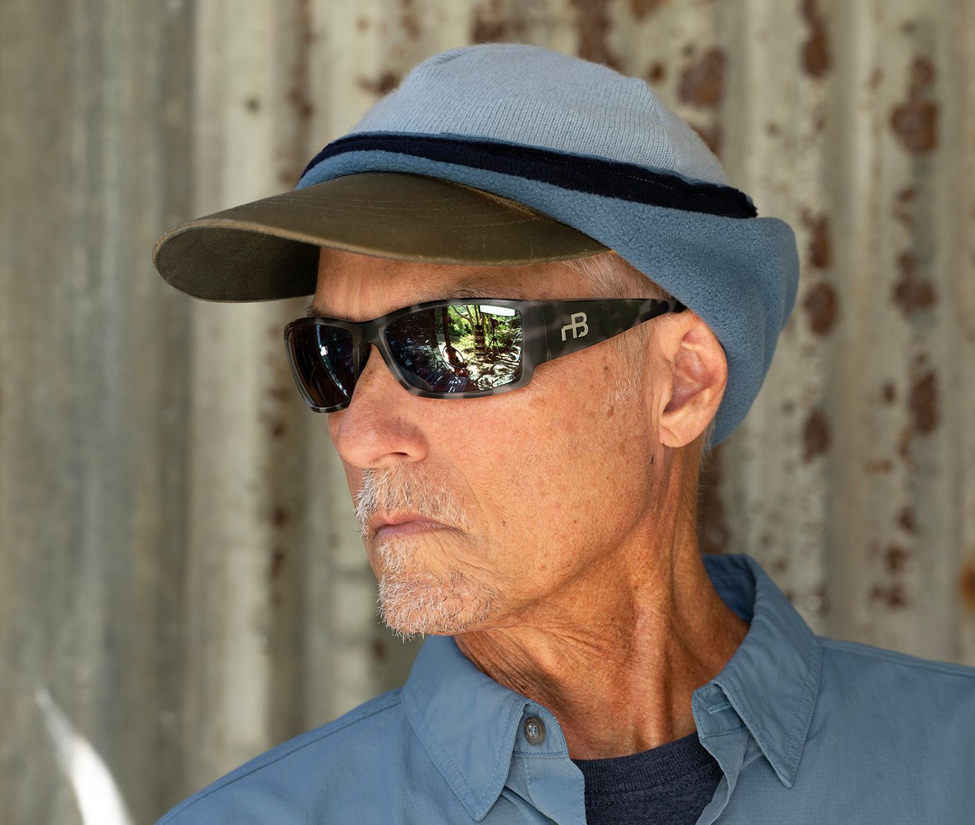 Angler Wool Ball Cap Cover For Cold Days on the Water by Leslie Kregel