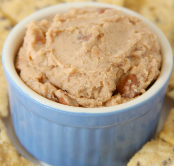 Add Refried Beans (~5oz)