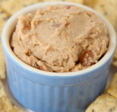 Add Refried Beans (~5oz)