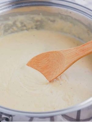 Add Alfredo Sauce (~2oz)