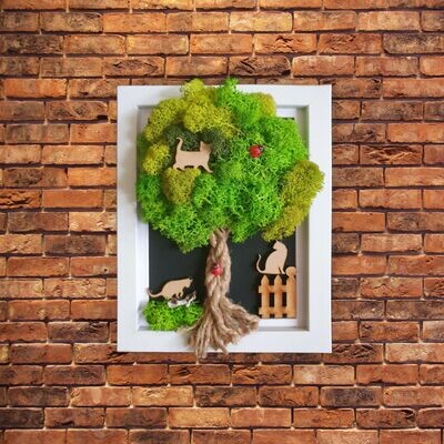 Preserved Moss Wall Art