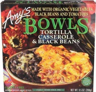 Amy’s Bowls Tortilla Casserole & Black Beans
