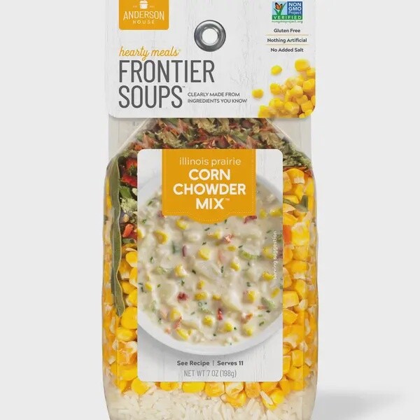 Anderson House Frontier Soups Illinois Prairie Corn Chowder Mix