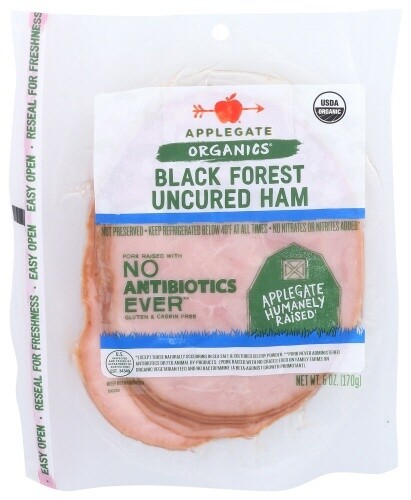Applegate Uncured Honey Ham Sliced