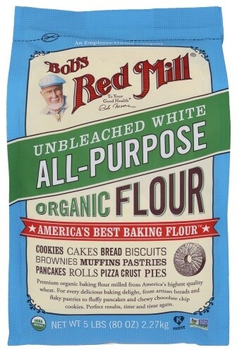 Bob’s Red Mill Unbleached White All-Purpose Organic Flour