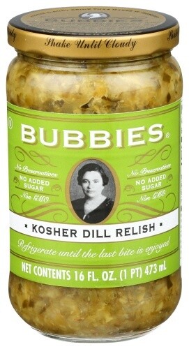 Bubbies Kosher Dill Relish