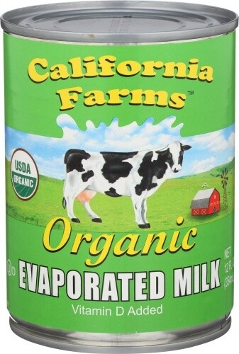 California Farms Organic Evaporated Milk