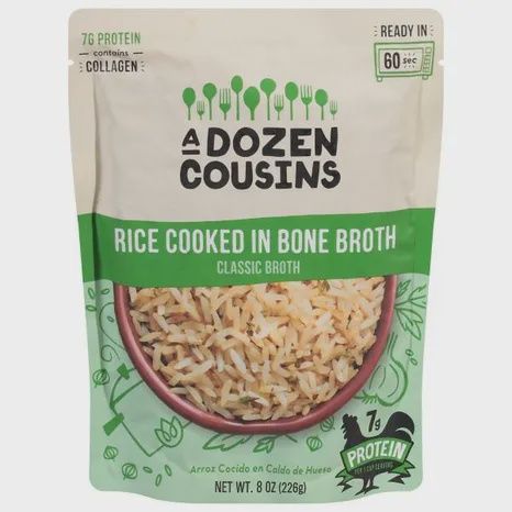 A Dozen Cousins Rice Cooked in Bone Broth Classic Broth