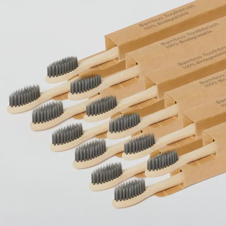 Charcoal Infused Bamboo Toothbrush