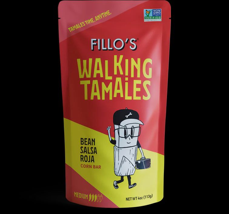 Fillo’s Walking Tamales Bean Salsa Roja  Corn Bar